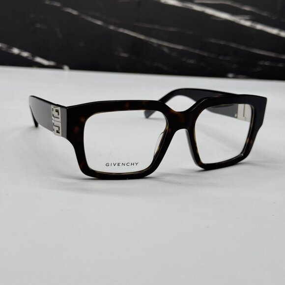 NEW GV50049I 052 GIVENCHY DARK HAVANA UNISEX GIVENCHY EYEGLASSES - Picture 6 of 11